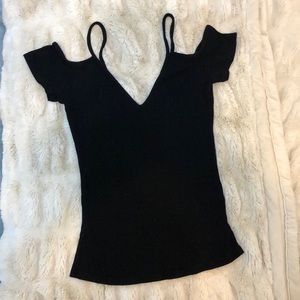 UO Black Crop Top, Project Social T 🖤 - Size L